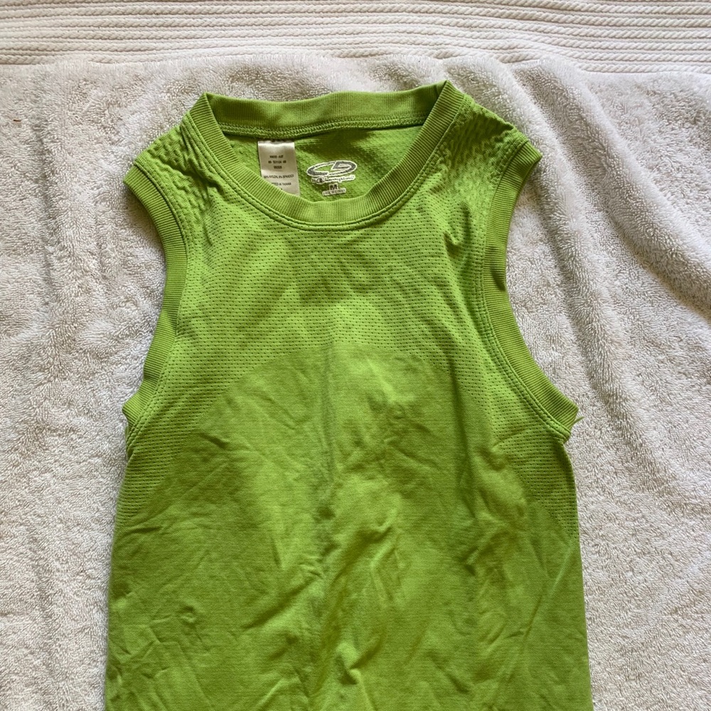 Mint green girls athletic top